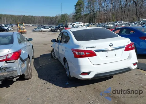 2019 Nissan Sentra Sv из США, поврежденный, VIN 3N1AB7AP4KY265082